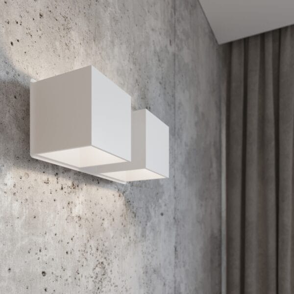 Wall Lamp QUAD 2 White Deep Space QUAD