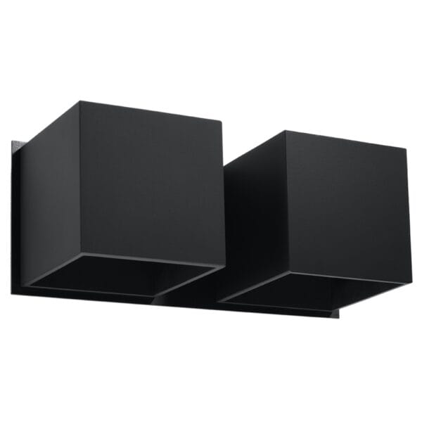 Wall Lamp QUAD 2 Black Deep Space QUAD
