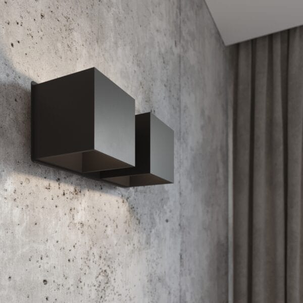 Wall Lamp QUAD 2 Black Deep Space QUAD