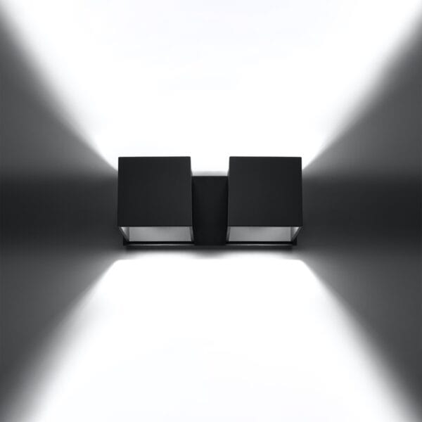 Wall Lamp QUAD 2 Black Deep Space QUAD