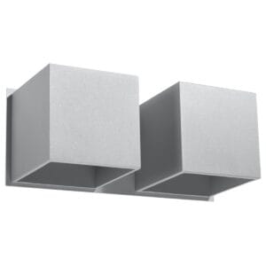 Wall Lamp QUAD 2 Grey Deep Space QUAD