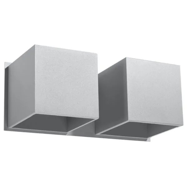Wall Lamp QUAD 2 Grey Deep Space QUAD