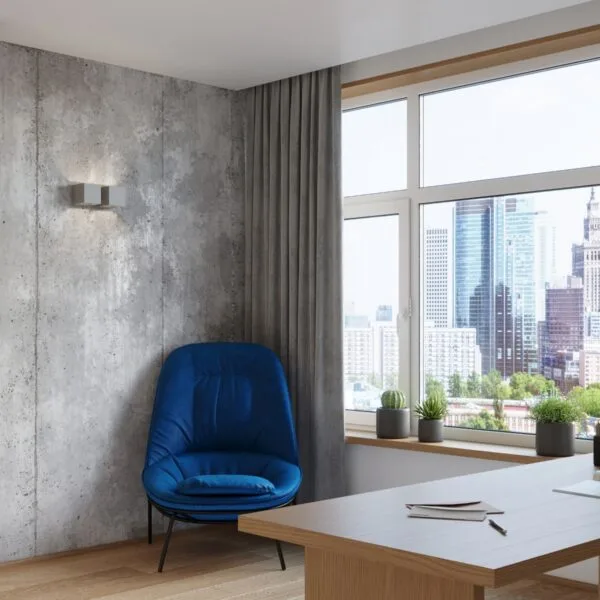 Wall Lamp QUAD 2 Grey Deep Space QUAD