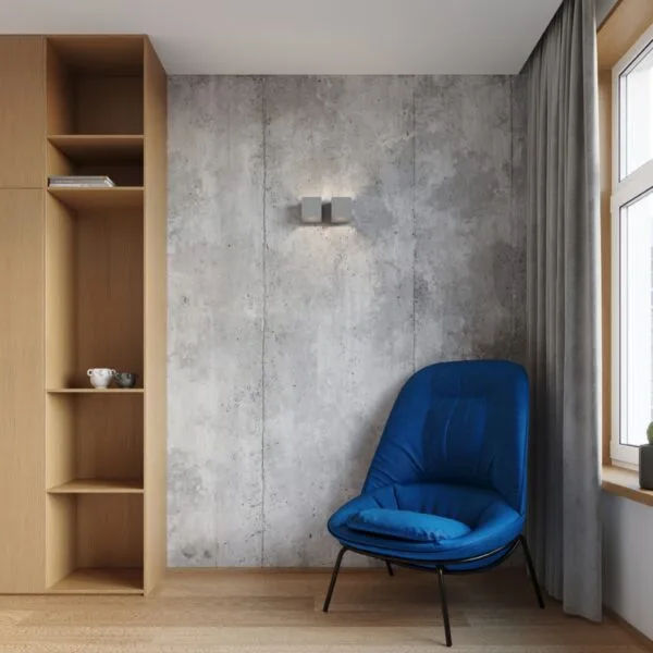 Wall Lamp QUAD 2 Grey Deep Space QUAD