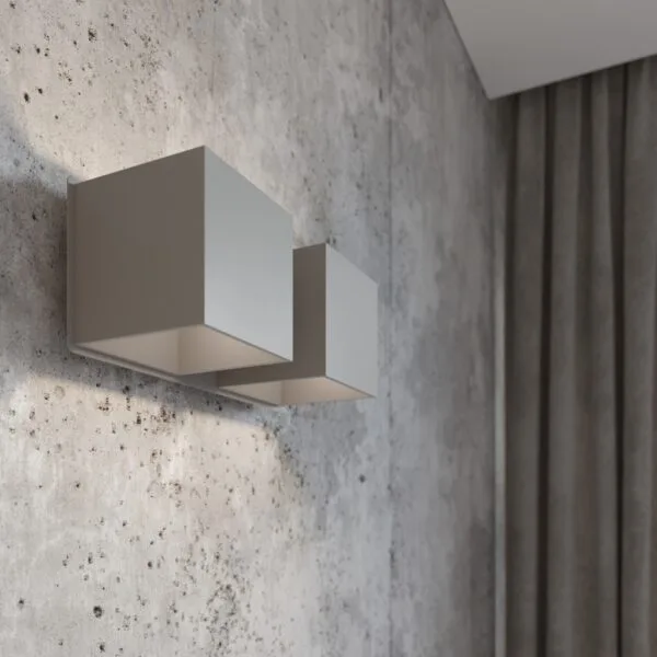 Wall Lamp QUAD 2 Grey Deep Space QUAD