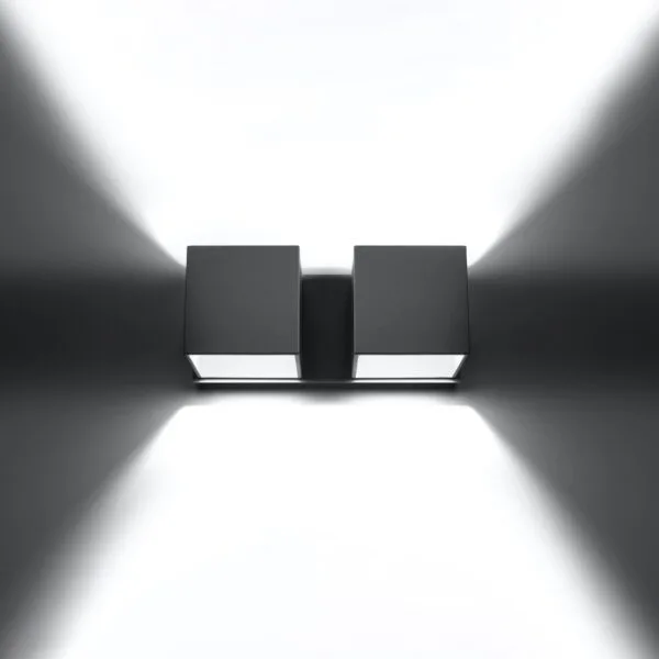Wall Lamp QUAD 2 Grey Deep Space QUAD