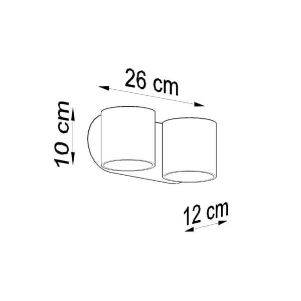 Wall Lamp ORBIS 2 White Deep Space ORBIS