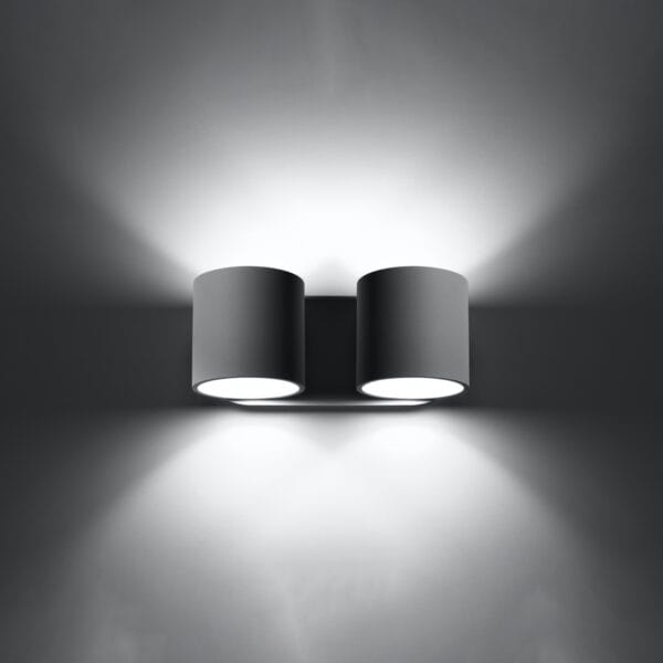 Wall Lamp ORBIS 2 Grey Deep Space ORBIS