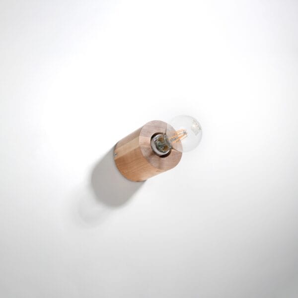 Wall Lamp SALGADO Natural Wood Peach Puff SALGADO