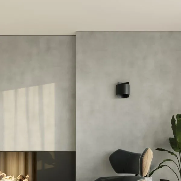 Wall Lamp IMPACT Black Blue Sapphire IMPACT