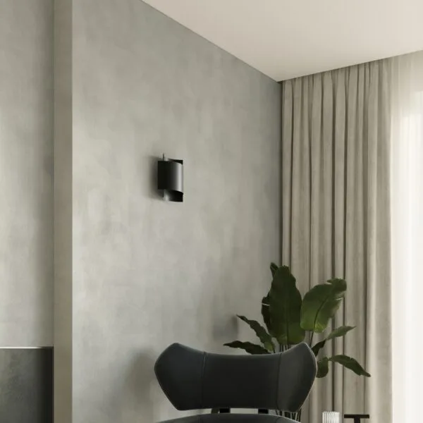Wall Lamp IMPACT Black Blue Sapphire IMPACT