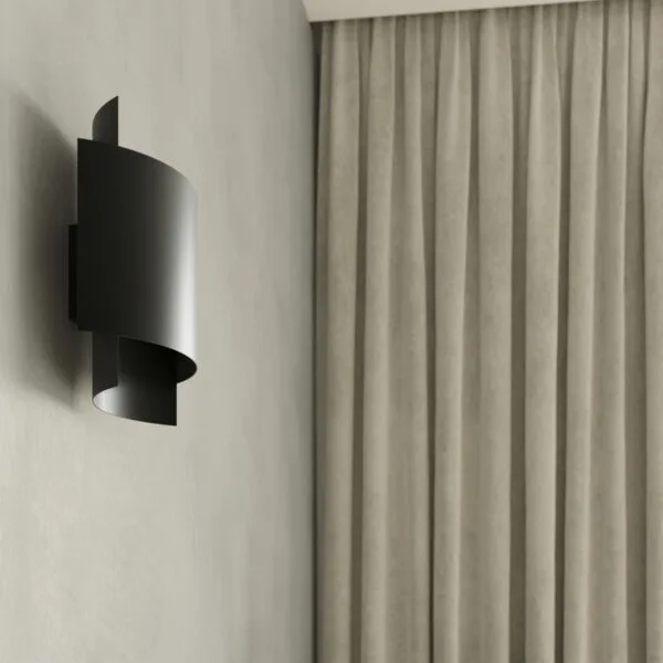 Wall Lamp IMPACT Black Blue Sapphire IMPACT