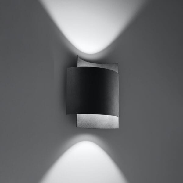 Wall Lamp IMPACT Black Modern Indoor Wall Lights Blue Sapphire