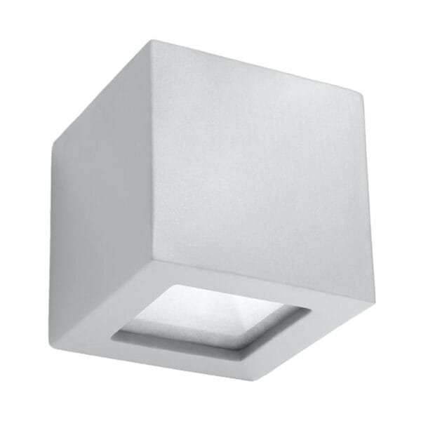 Wall Lamp Ceramic LEO Grey Café Au Lait LEO