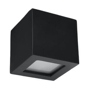 Wall Lamp Ceramic LEO Black Café Au Lait LEO