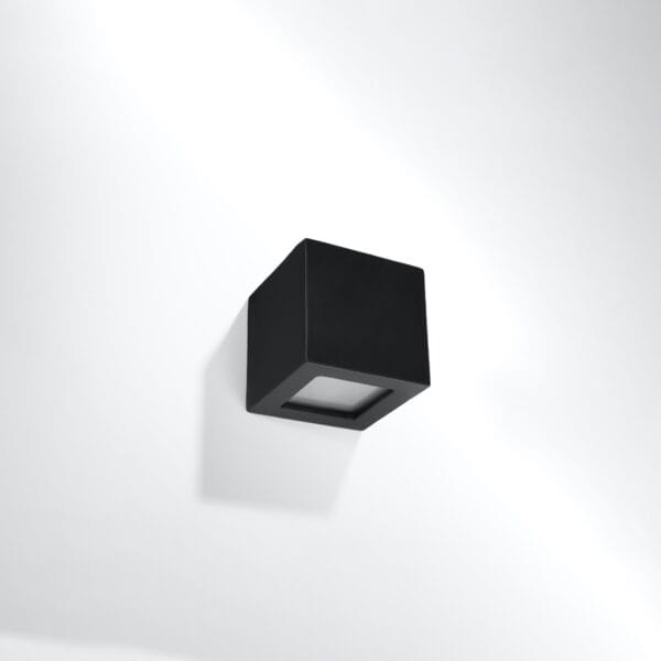 Wall Lamp Ceramic LEO Black Café Au Lait LEO