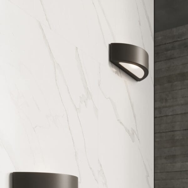 Wall Lamp Ceramic ATENA Black Café Au Lait ATENA