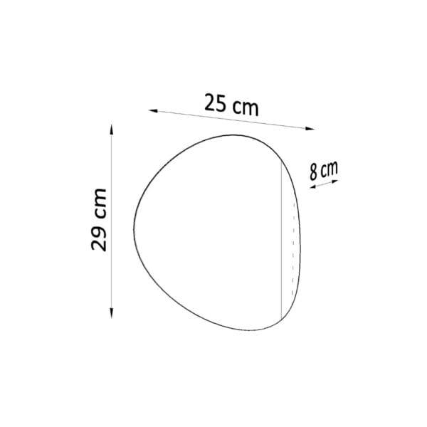 Wall Lamp SENSES White Blue Sapphire SENSES