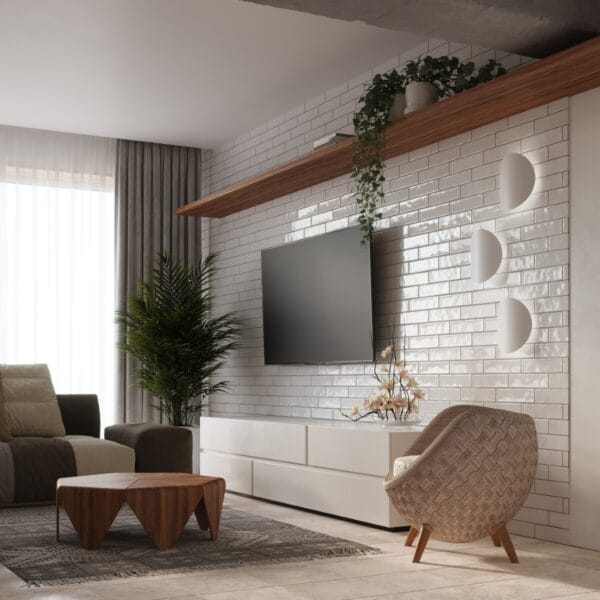 Wall Lamp SENSES White Blue Sapphire SENSES