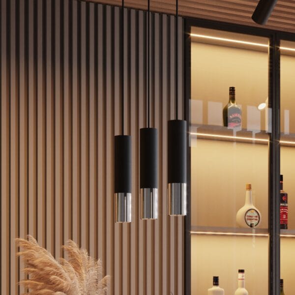 Wall Lamp LOOPEZ Black/chrome Ocean Green LOOPEZ