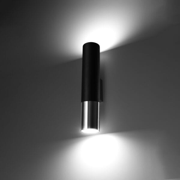 Wall Lamp LOOPEZ Black/chrome Ocean Green LOOPEZ