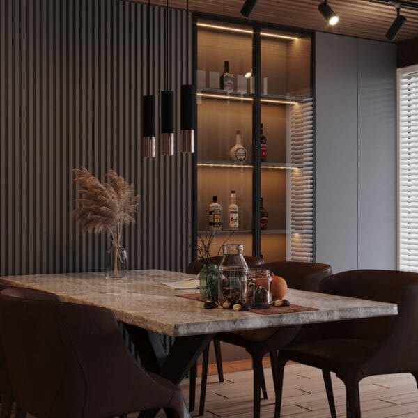 Wall Lamp LOOPEZ Black/copper Ocean Green LOOPEZ
