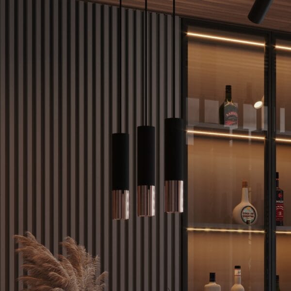 Wall Lamp LOOPEZ Black/copper Ocean Green LOOPEZ