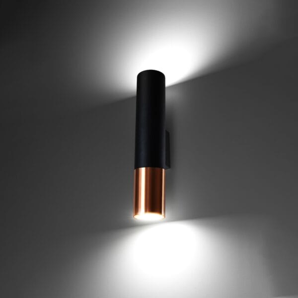 Wall Lamp LOOPEZ Black/copper Ocean Green LOOPEZ
