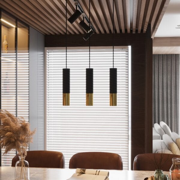 Wall Lamp LOOPEZ Black/golden Ocean Green LOOPEZ