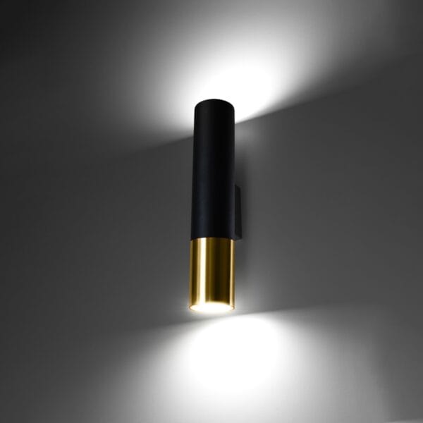 Wall Lamp LOOPEZ Black/golden Ocean Green LOOPEZ