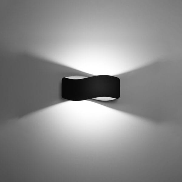 Wall Lamp TILA 30 Black Blue Sapphire TILA