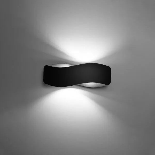 Wall Lamp TILA 40 Black Blue Sapphire TILA