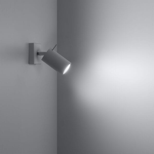 Wall Lamp RING White With a Switch Bittersweet Shimmer RING