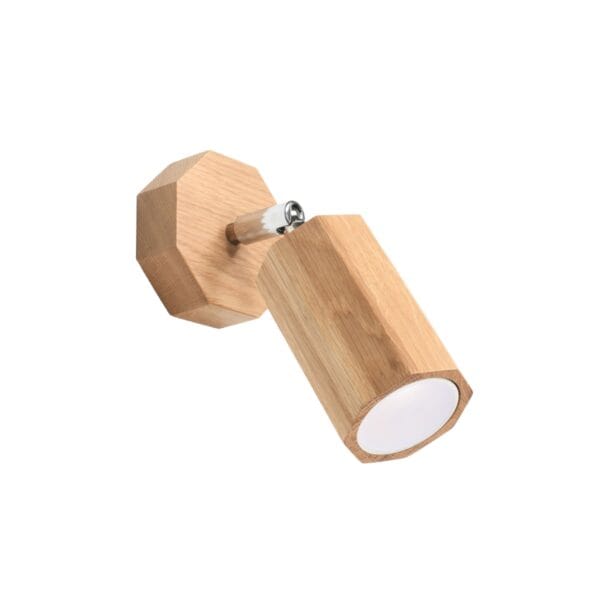 Wall Lamp ZEKE Oak Peach Puff ZEKE