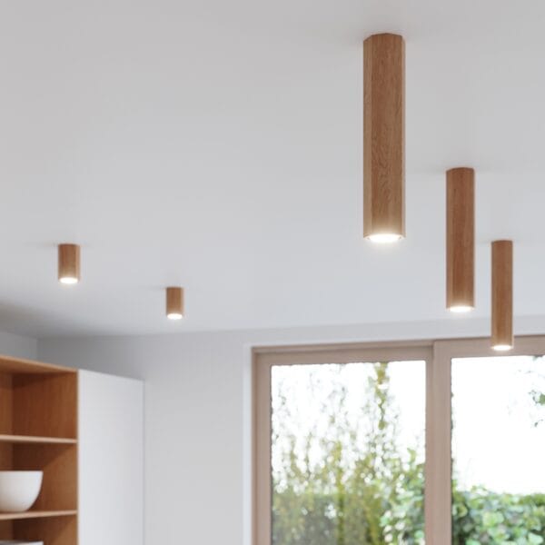 Wall Lamp ZEKE Oak Peach Puff ZEKE