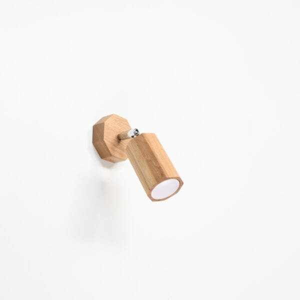 Wall Lamp ZEKE Oak Peach Puff ZEKE