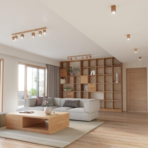 Wall Lamp KEKE Oak Peach Puff KEKE