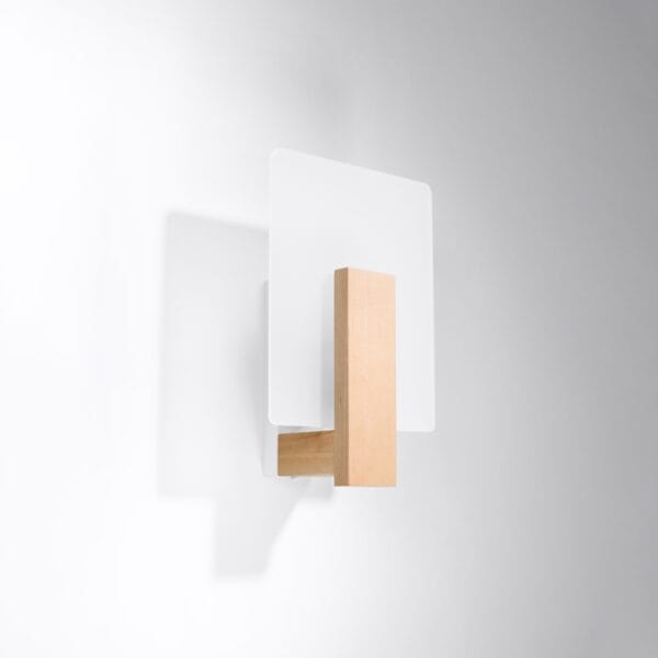 Wall Lamp LAPPO Natural Wood Peach Puff LAPPO