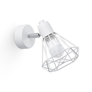 Wall Lamp ARTEMIS 1 White Powder Blue ARTEMIS