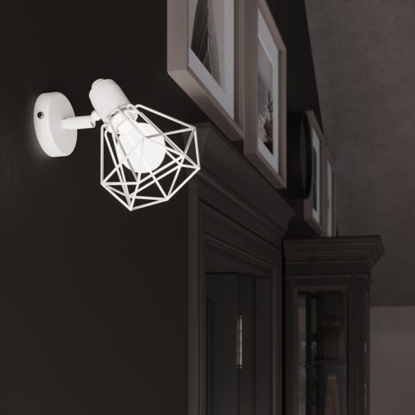 Wall Lamp ARTEMIS 1 White Powder Blue ARTEMIS