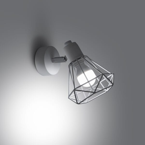 Wall Lamp ARTEMIS 1 White Powder Blue ARTEMIS