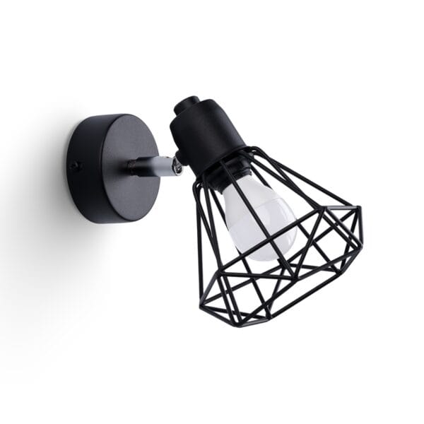 Wall Lamp ARTEMIS 1 Black Powder Blue ARTEMIS