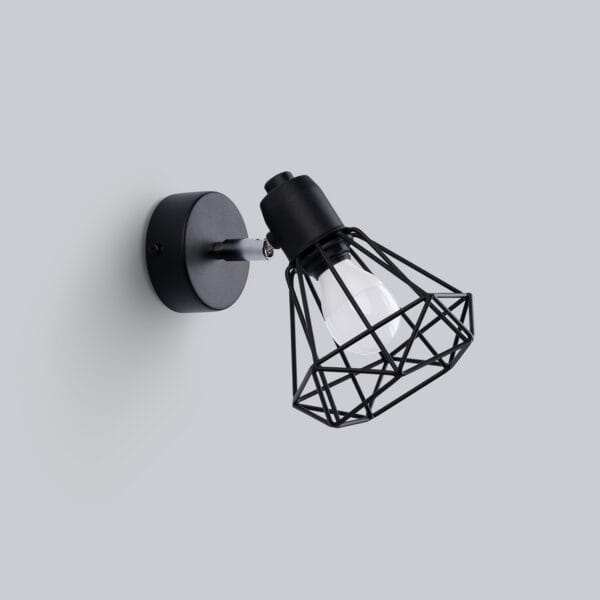 Wall Lamp ARTEMIS 1 Black Powder Blue ARTEMIS