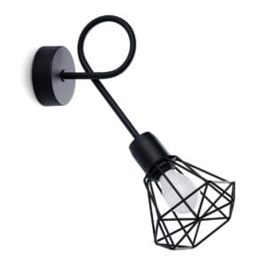 Wall Lamp ARTEMIS 1s Black Powder Blue ARTEMIS