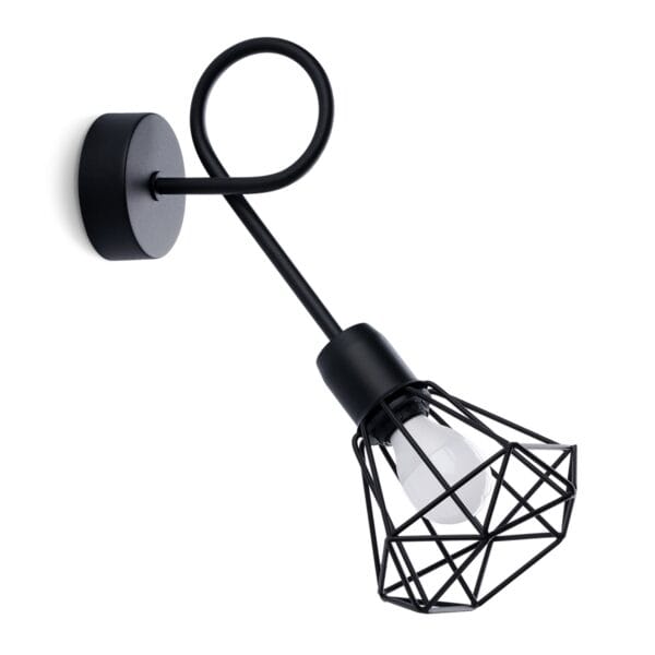 Wall Lamp ARTEMIS 1s Black Powder Blue ARTEMIS