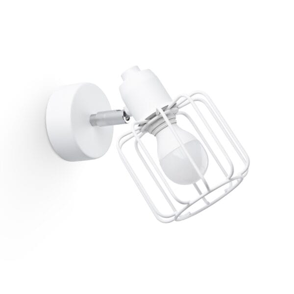 Wall Lamp BELUCI 1 White Powder Blue BELUCI