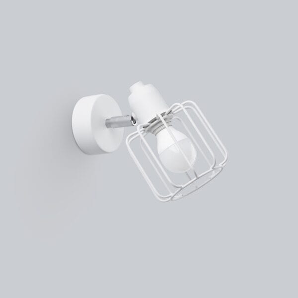 Wall Lamp BELUCI 1 White Powder Blue BELUCI