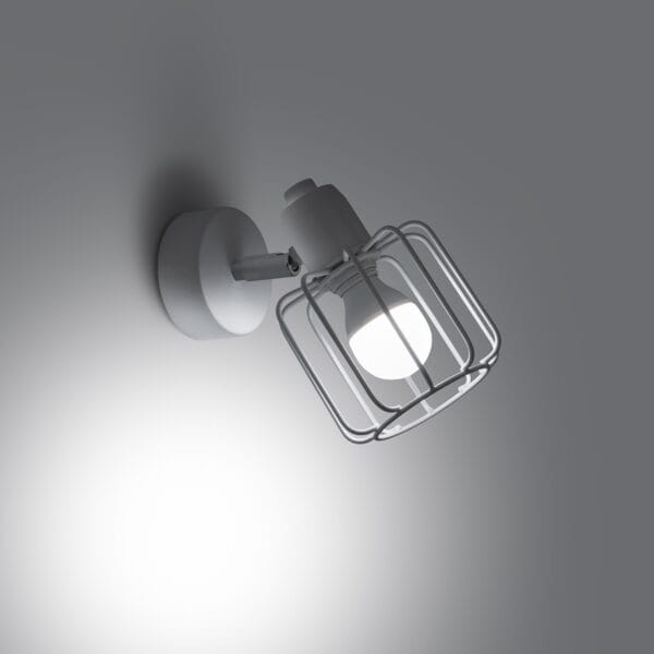 Wall Lamp BELUCI 1 White Powder Blue BELUCI