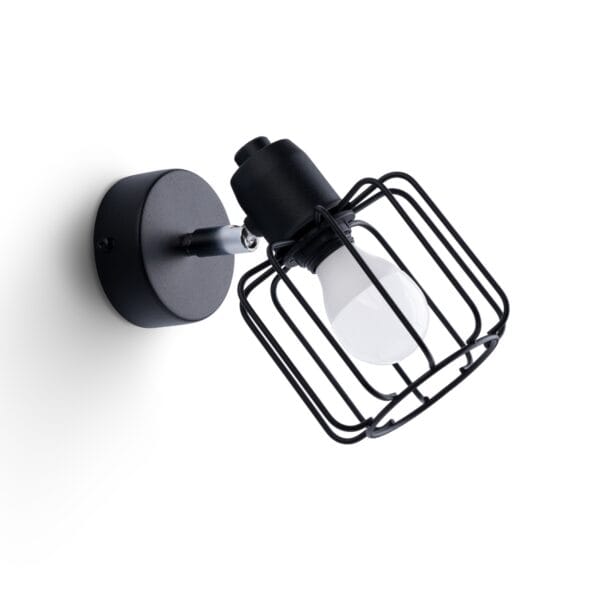 Wall Lamp BELUCI 1 Black Powder Blue BELUCI