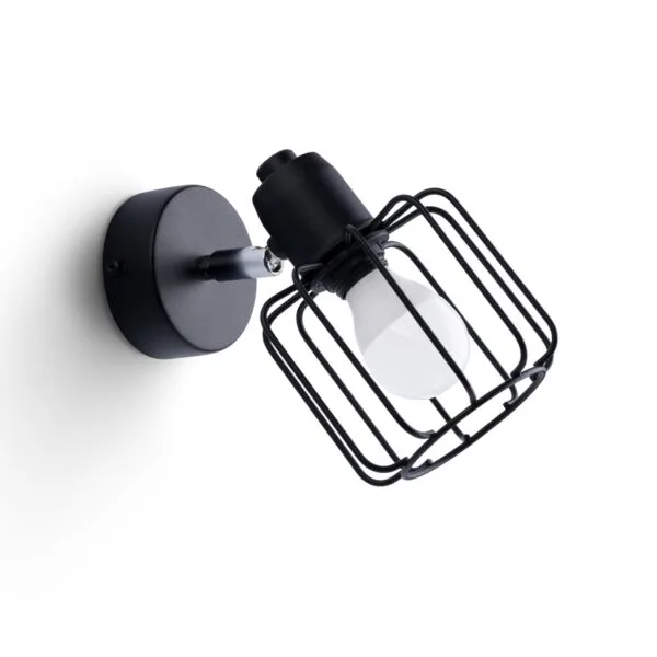 Wall Lamp BELUCI 1 Black Powder Blue BELUCI